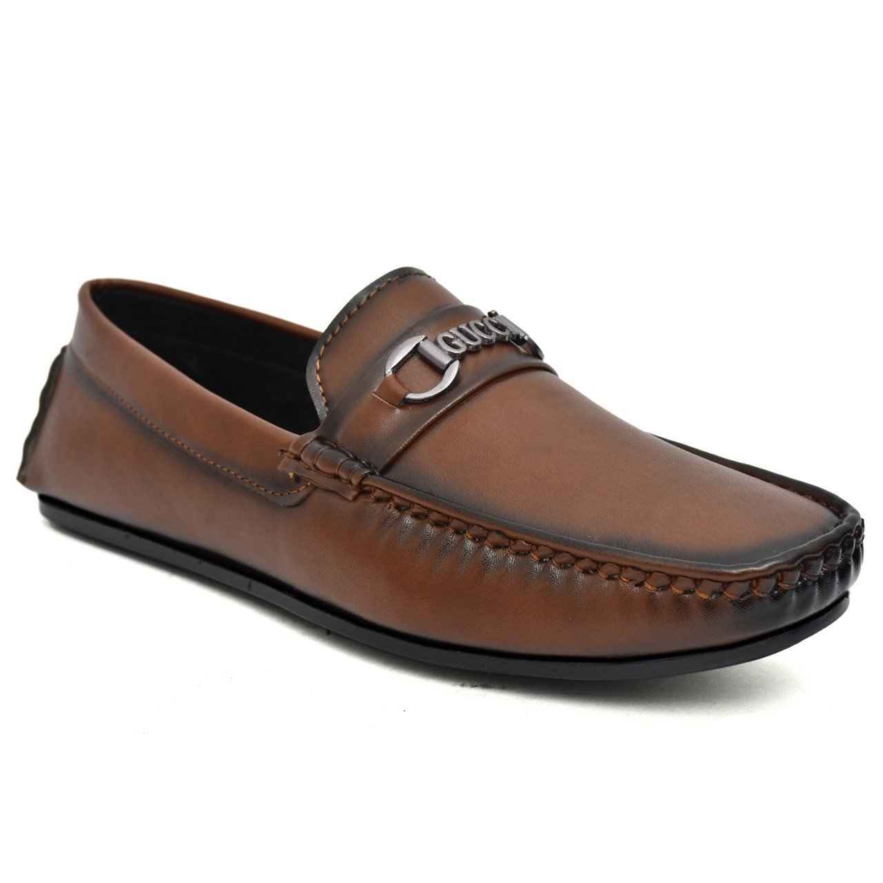 Stylish & Comfortable Men's Loafers brown shade
