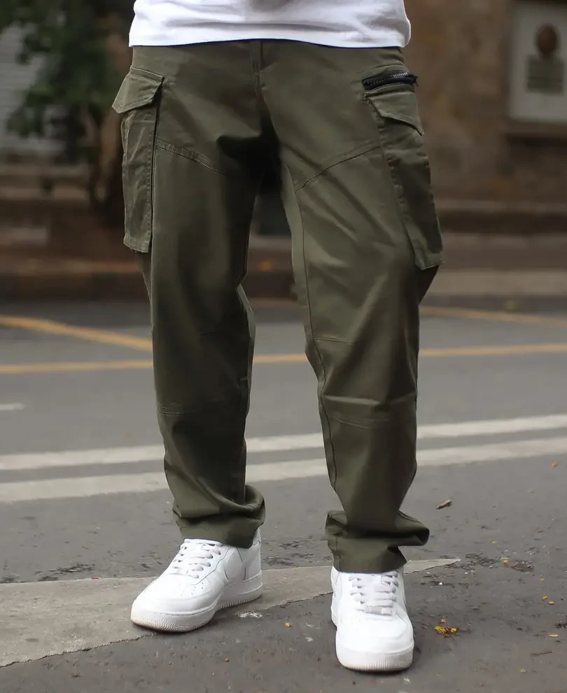 Olive Green Regular Fit Cargo Pant